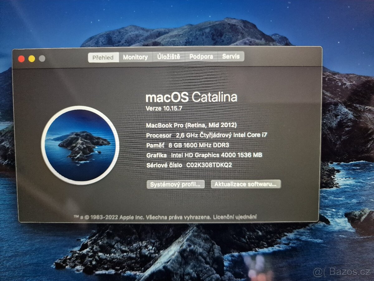 Macbook Pro Retina 15 /2012 15,4''