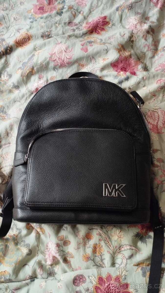 Kožený batoh MK Michael Kors černý