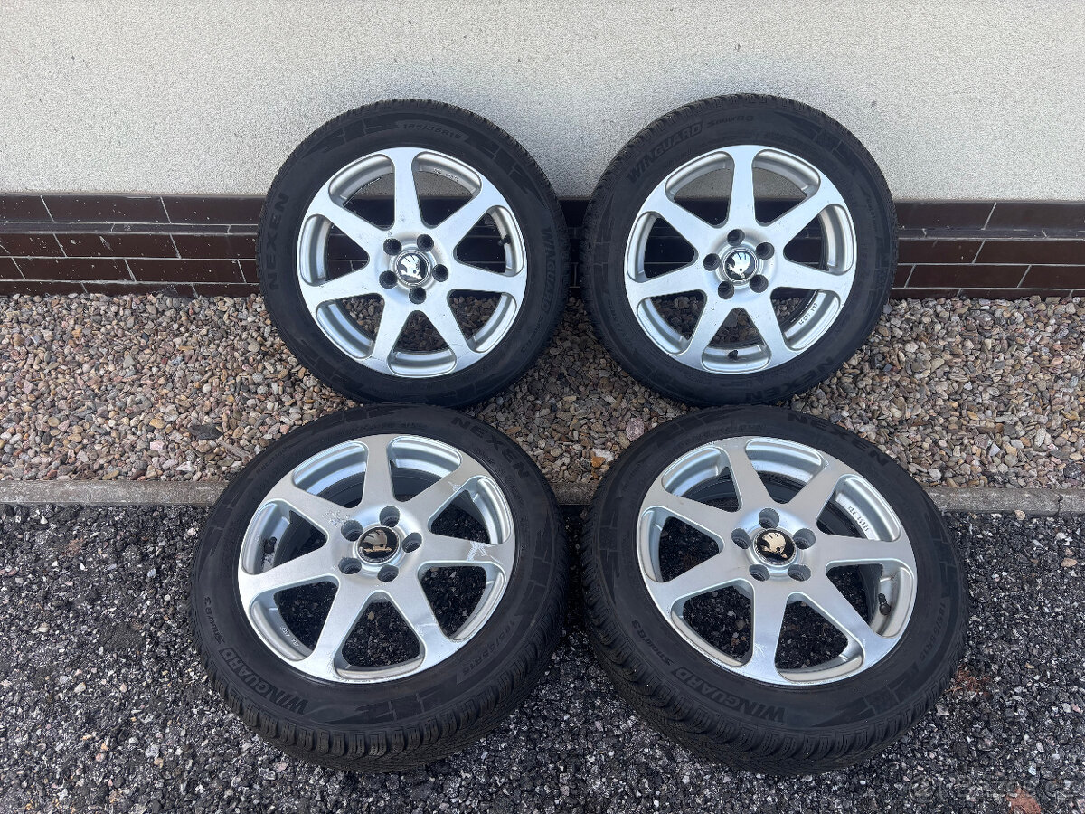 Alu kola 15" s pneu 185/55 R15 82 H - zimní