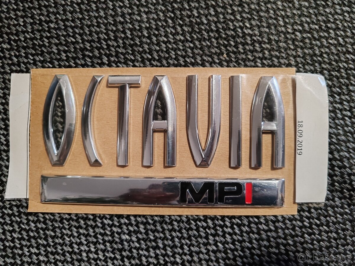Nápis Octavia 1