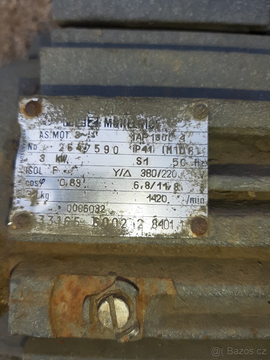 Patkový elektromotor 3kW