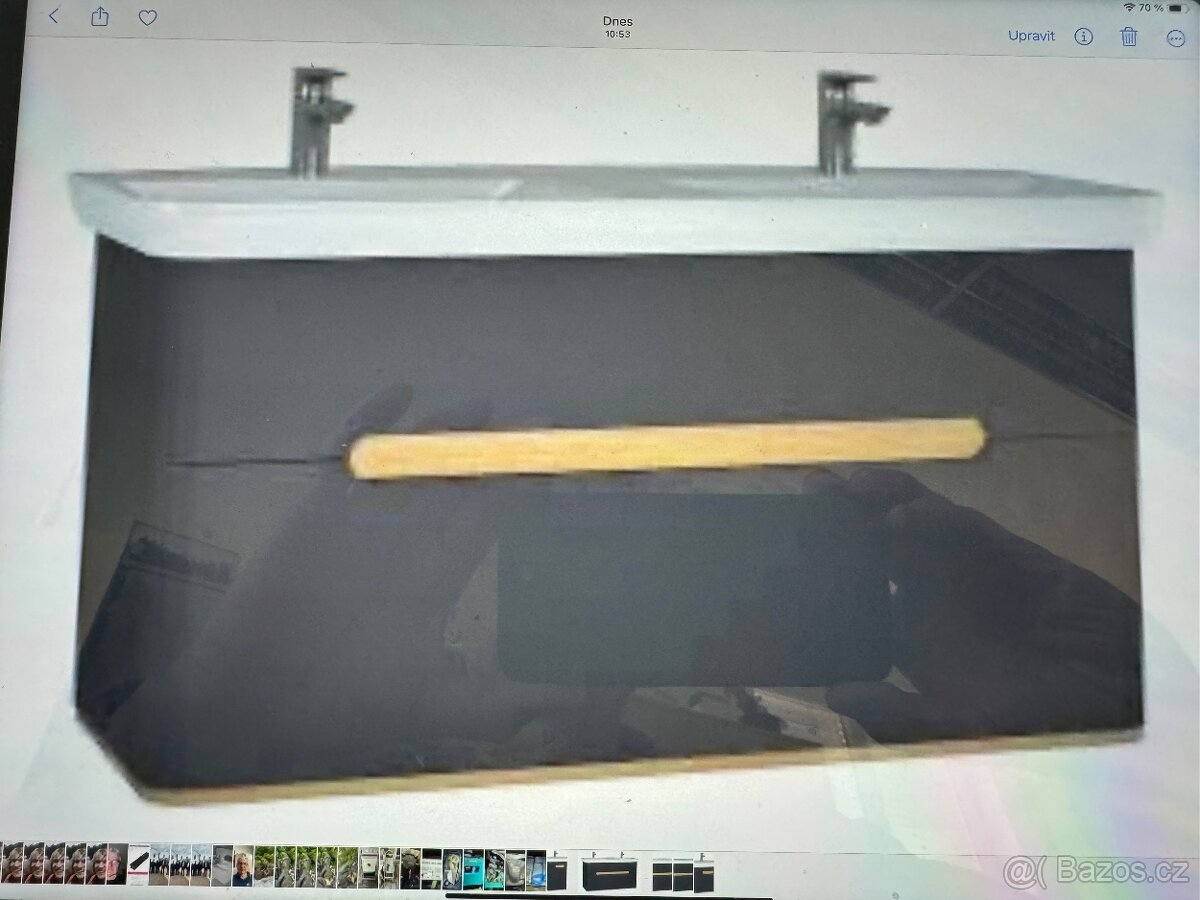 Koupelnová skříňka VITRA SENTO 98CM s osvetlenim