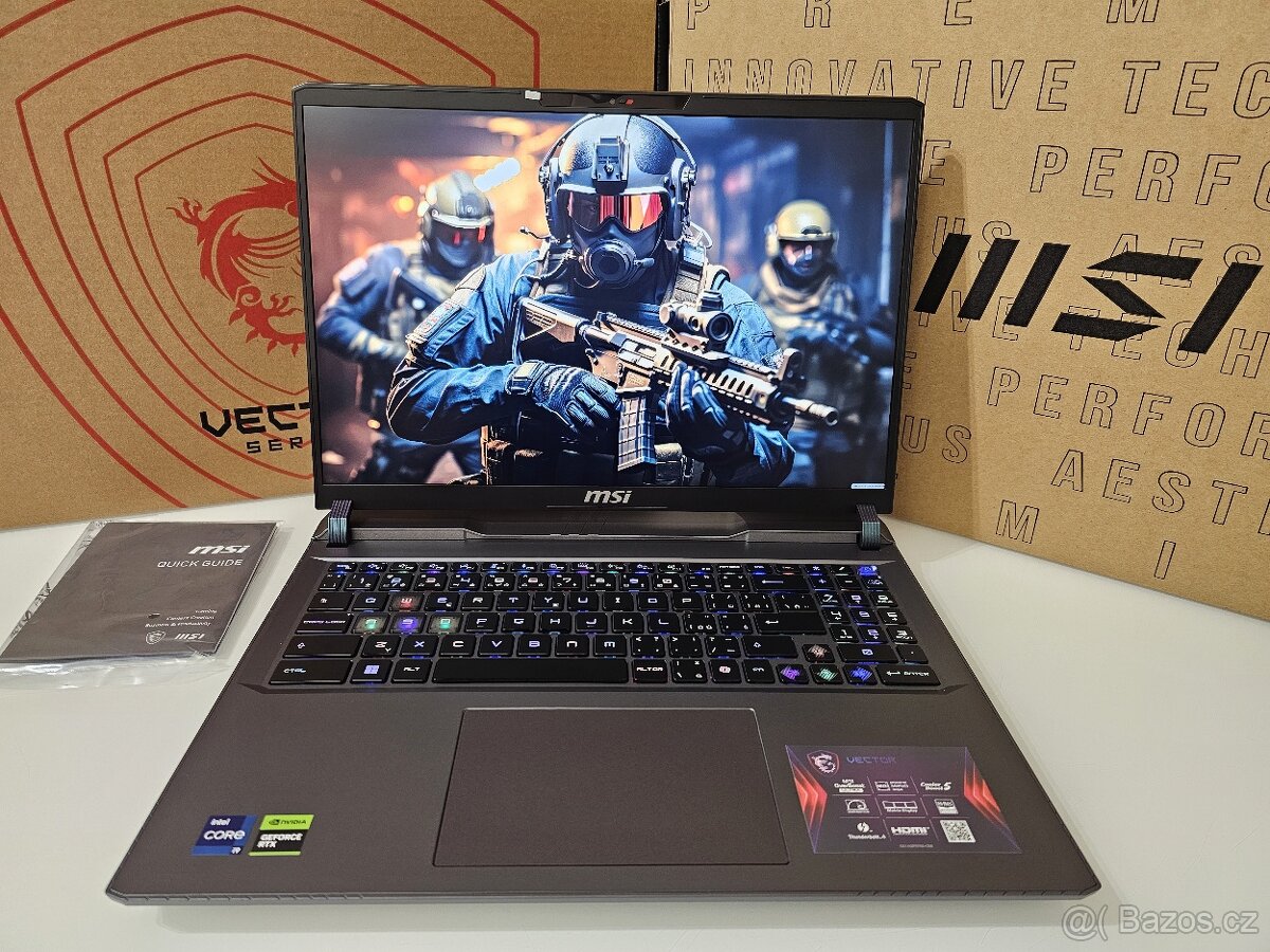 17" 240HZ MSI VECTOR i9-14900HX,32GB RAM,RTX 4080 12GB 175W