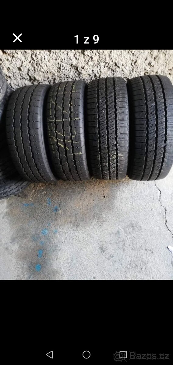 4 zátěžové pneu 225 55 17 C