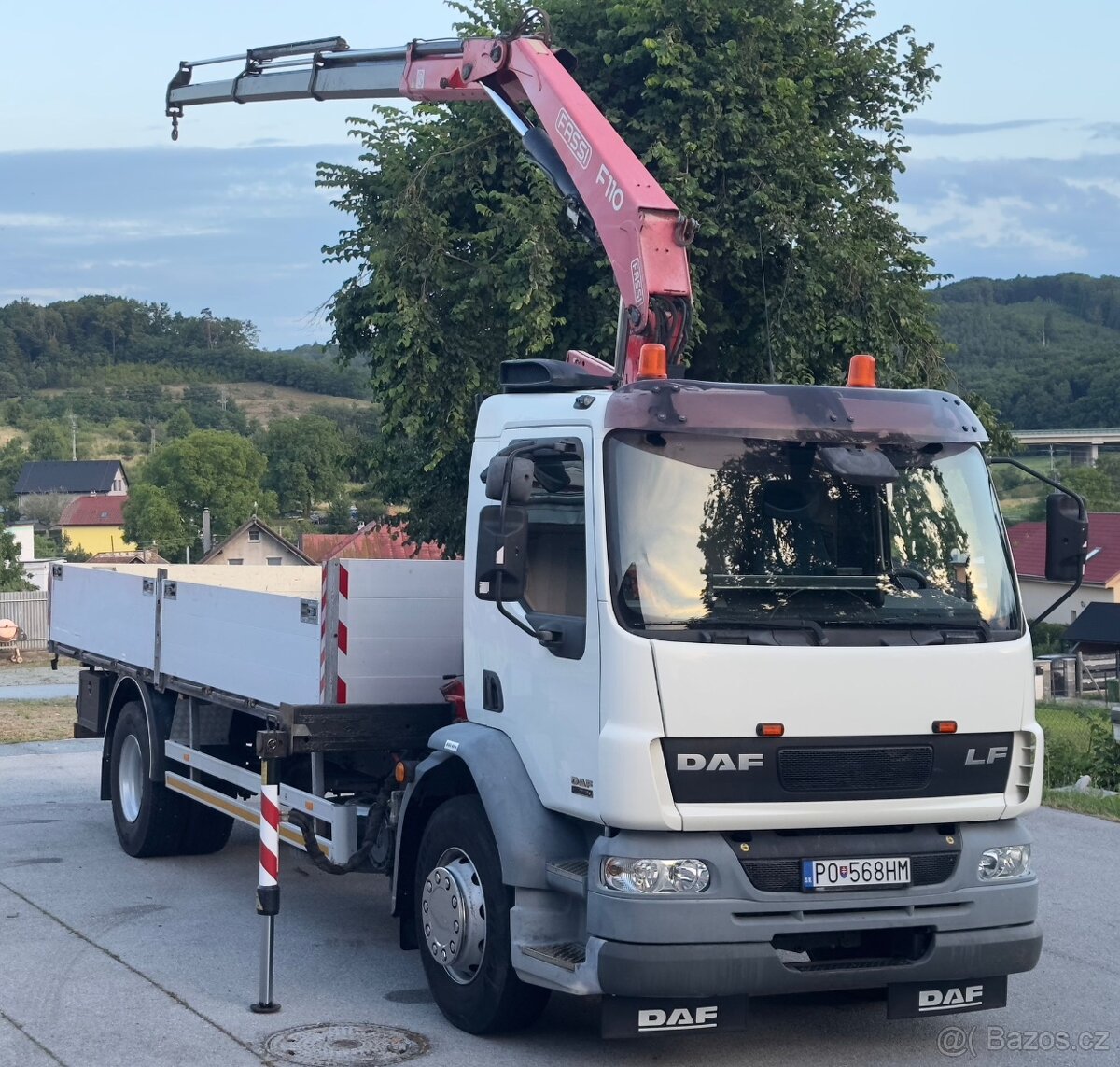 DAF LF 55.250 Hydraulická ruka FASSI F110