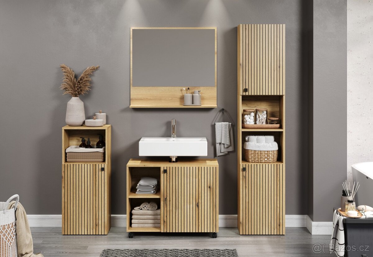 Nový stylový kvalitní 4-dílný koupelnový set