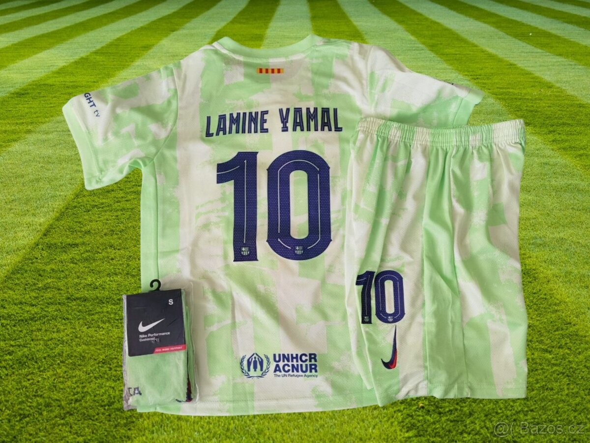 dres Lamine Yamal #10  FC Barcelona Travis Scott green