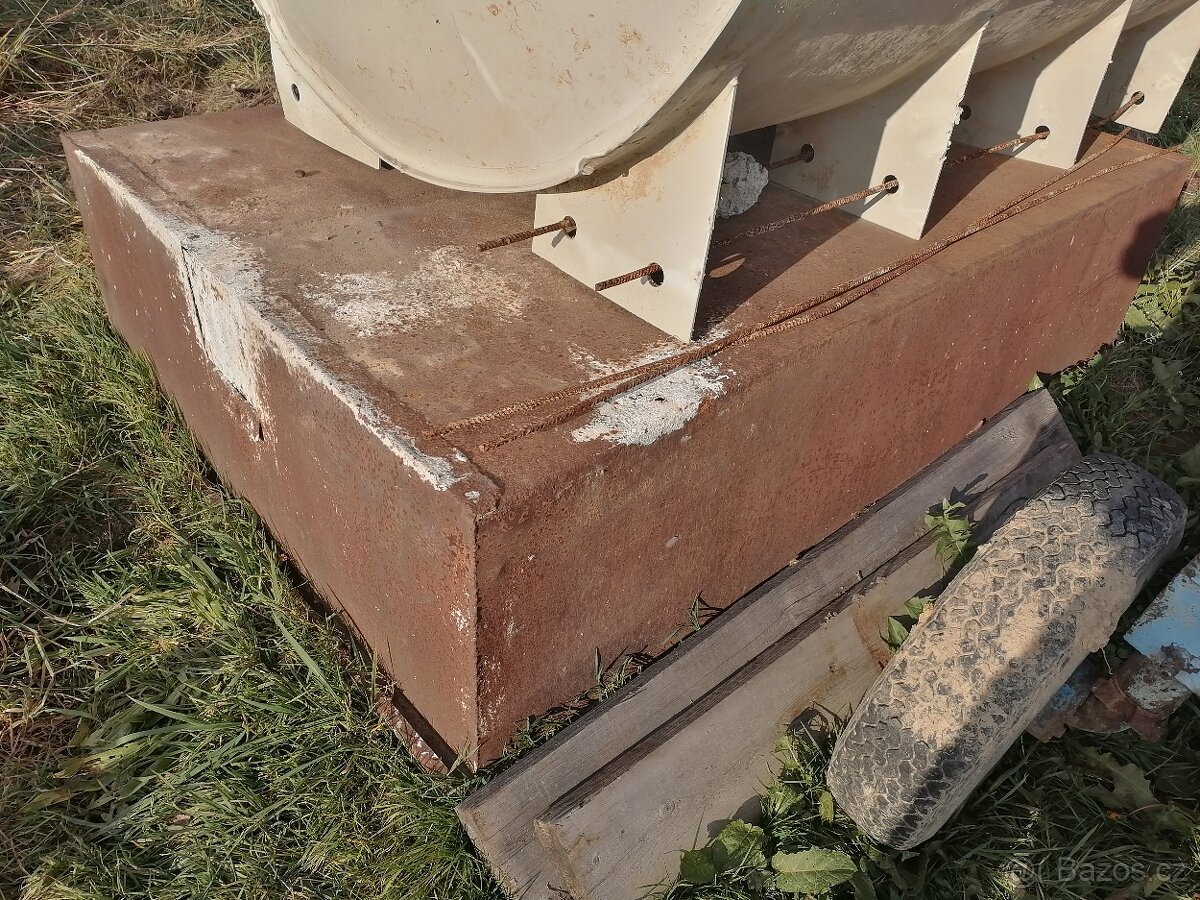 Plechová nádoba, vana 200 X 130 X 50