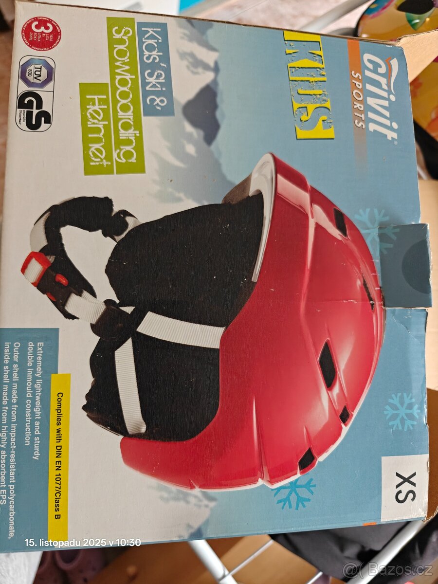 Nové helmy - na kolo a na lyže