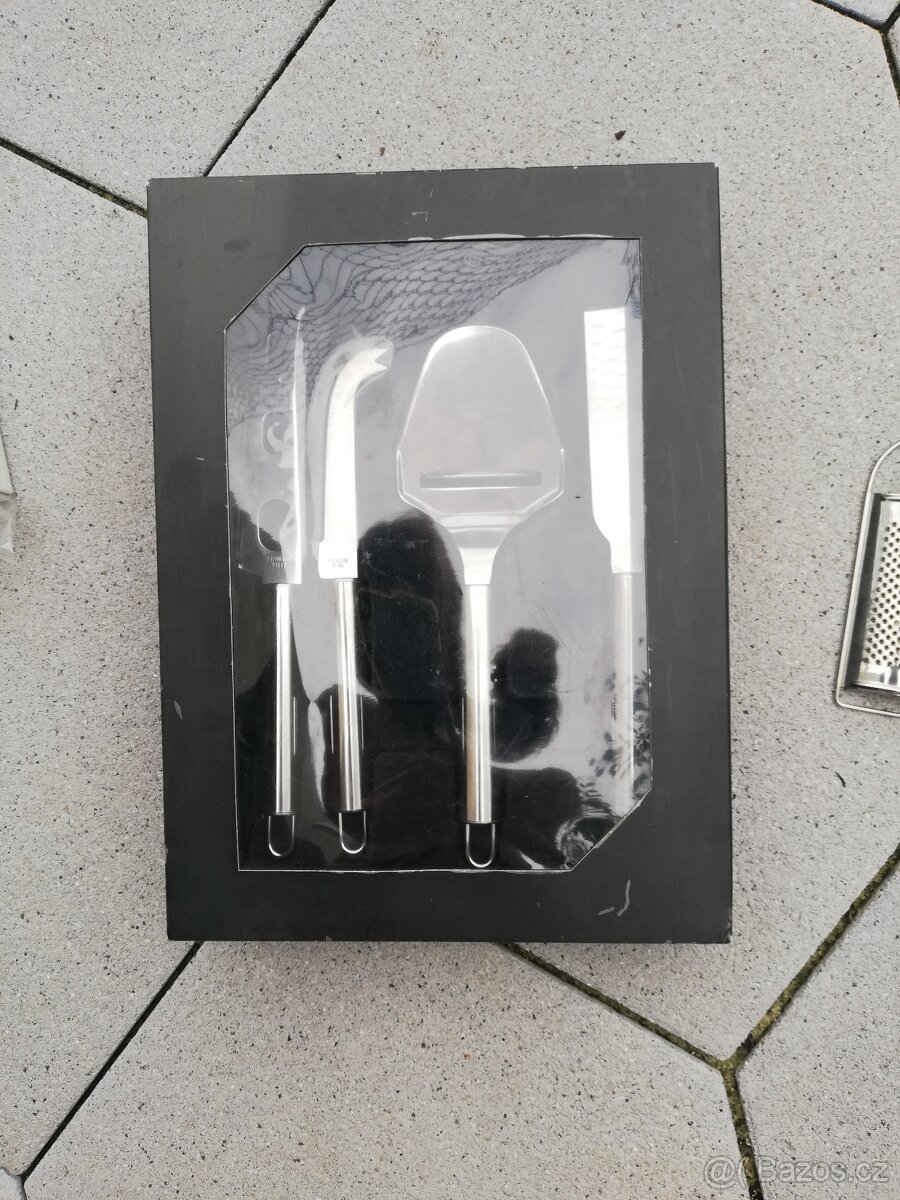 Škrabka, struhatko, nože - sada -stainless steel