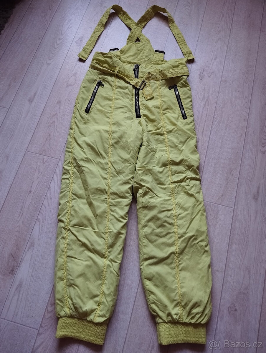 Lyžařské kalhoty vel.L/42 zelenkavé Made in Italy