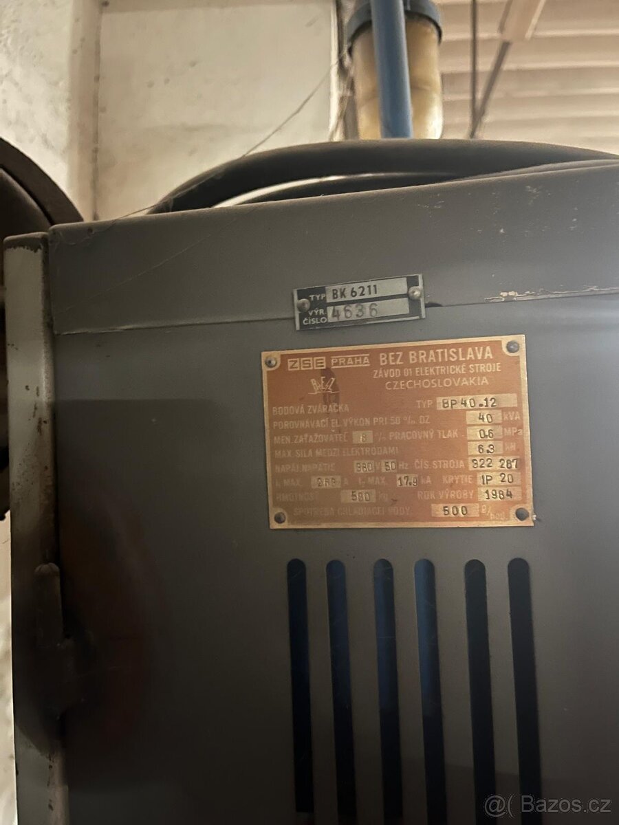 📌 Bodová svářečka ZSE BP 40.12 – robustní průmyslový stroj