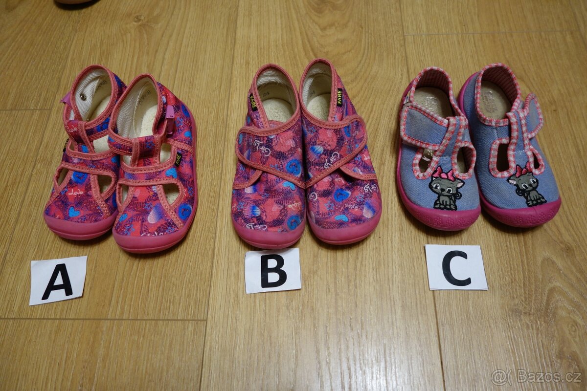 Dětské bačkory, vel. 24