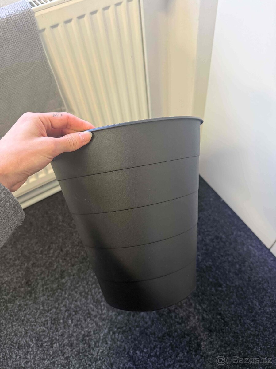 Koš černý Fniss Ikea