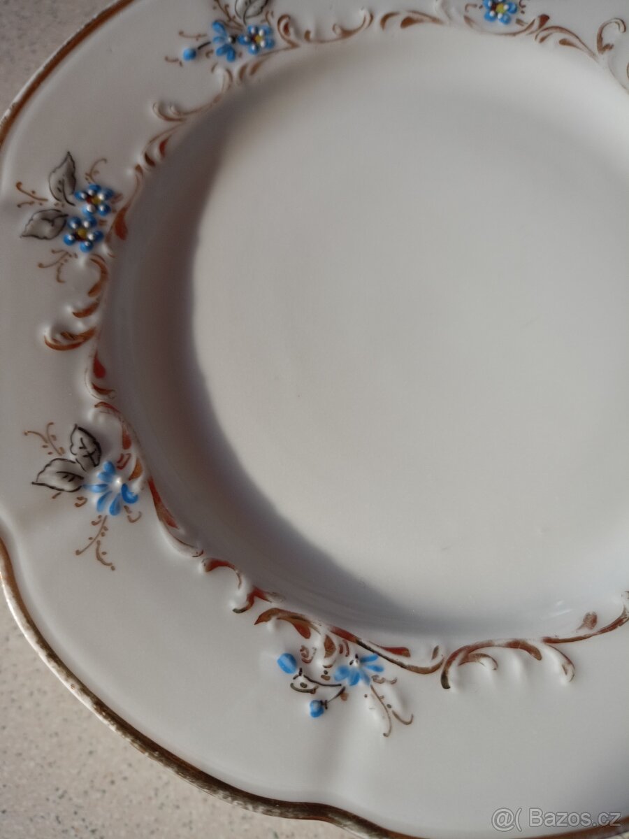Staré dezertní talíře