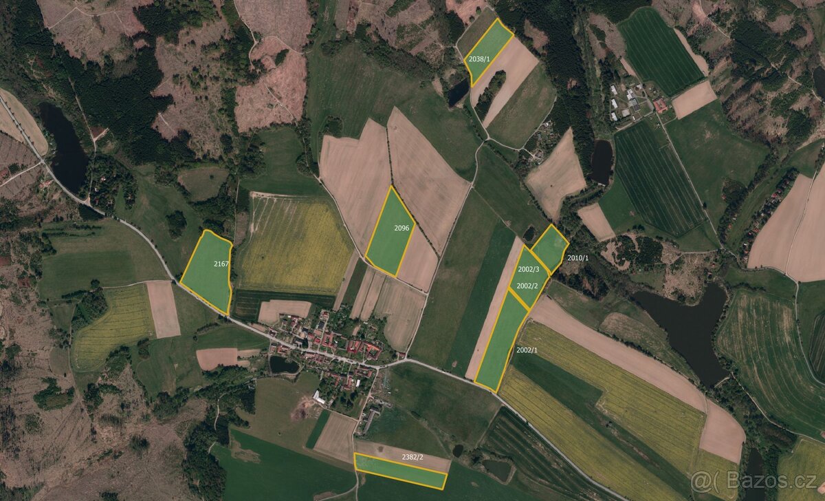 Zemědělská půda, prodej, Olšany, Jihlava