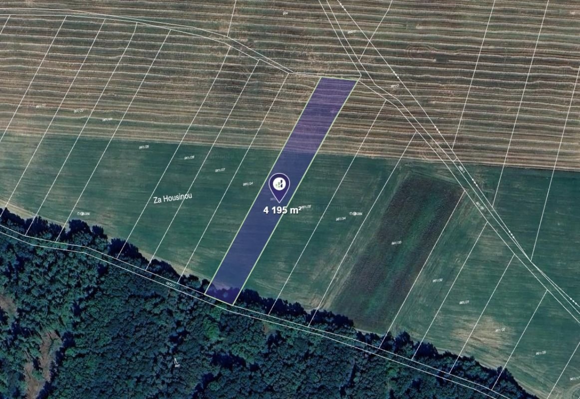 Prodej podílu 1/2 pole 2 204 m², Neumětely