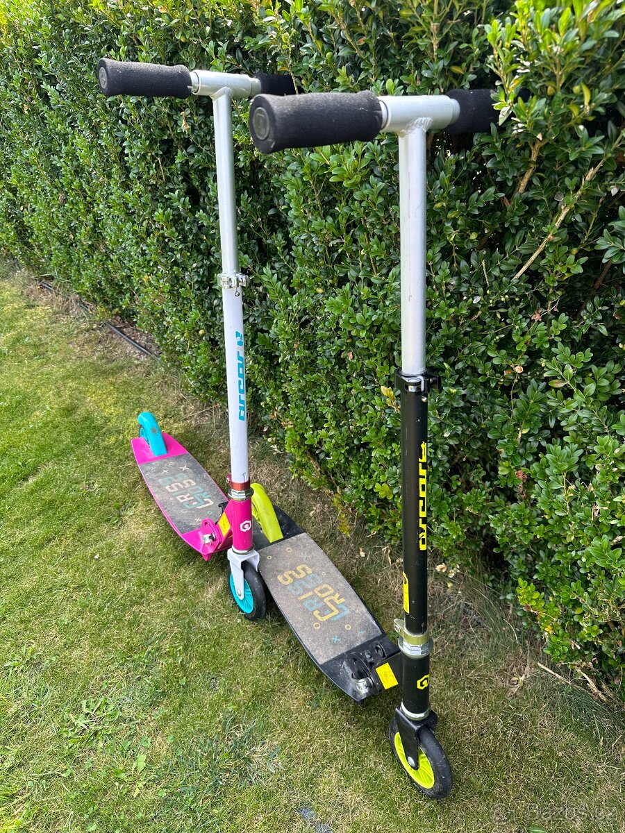 Koloběžka CRISSCROSS (růžová)