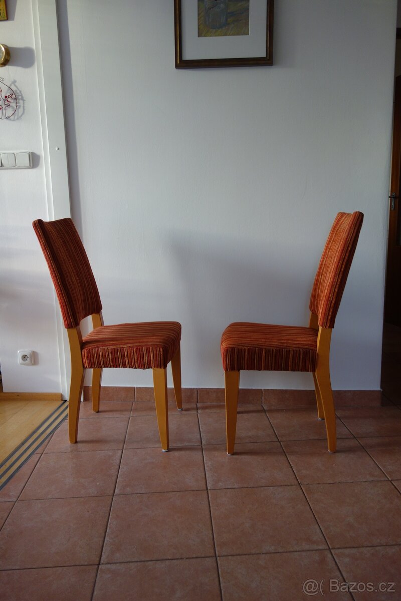 Kuchyňské židle z bukového masivu - 4ks
