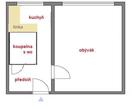 Pronajmu úplně nově zrekonstruovaný byt 1+1