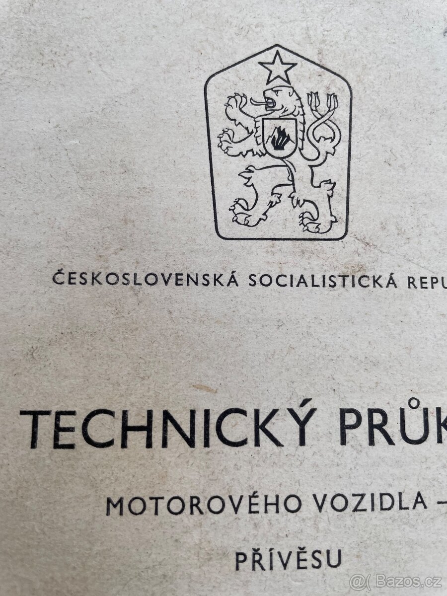 TP na Škoda 110 L typ 717