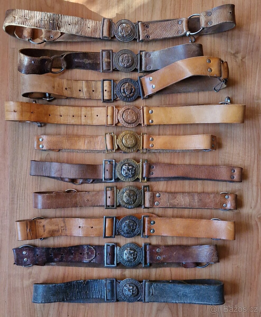 Skaut,Junák,Sokol,Pásky,Přezky,2x čepice Sokol
