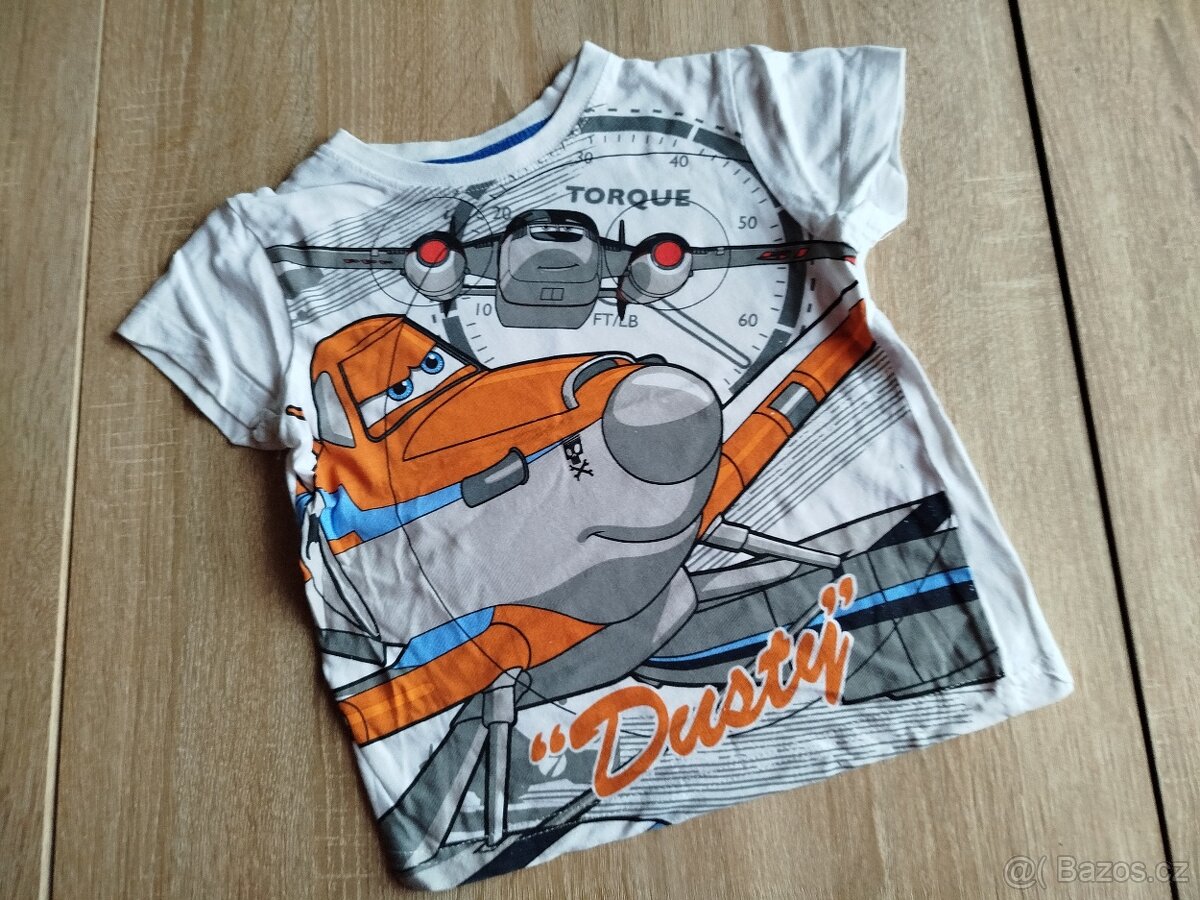 Disney triko l tričko Planes, Letadla vel. 98 č.2