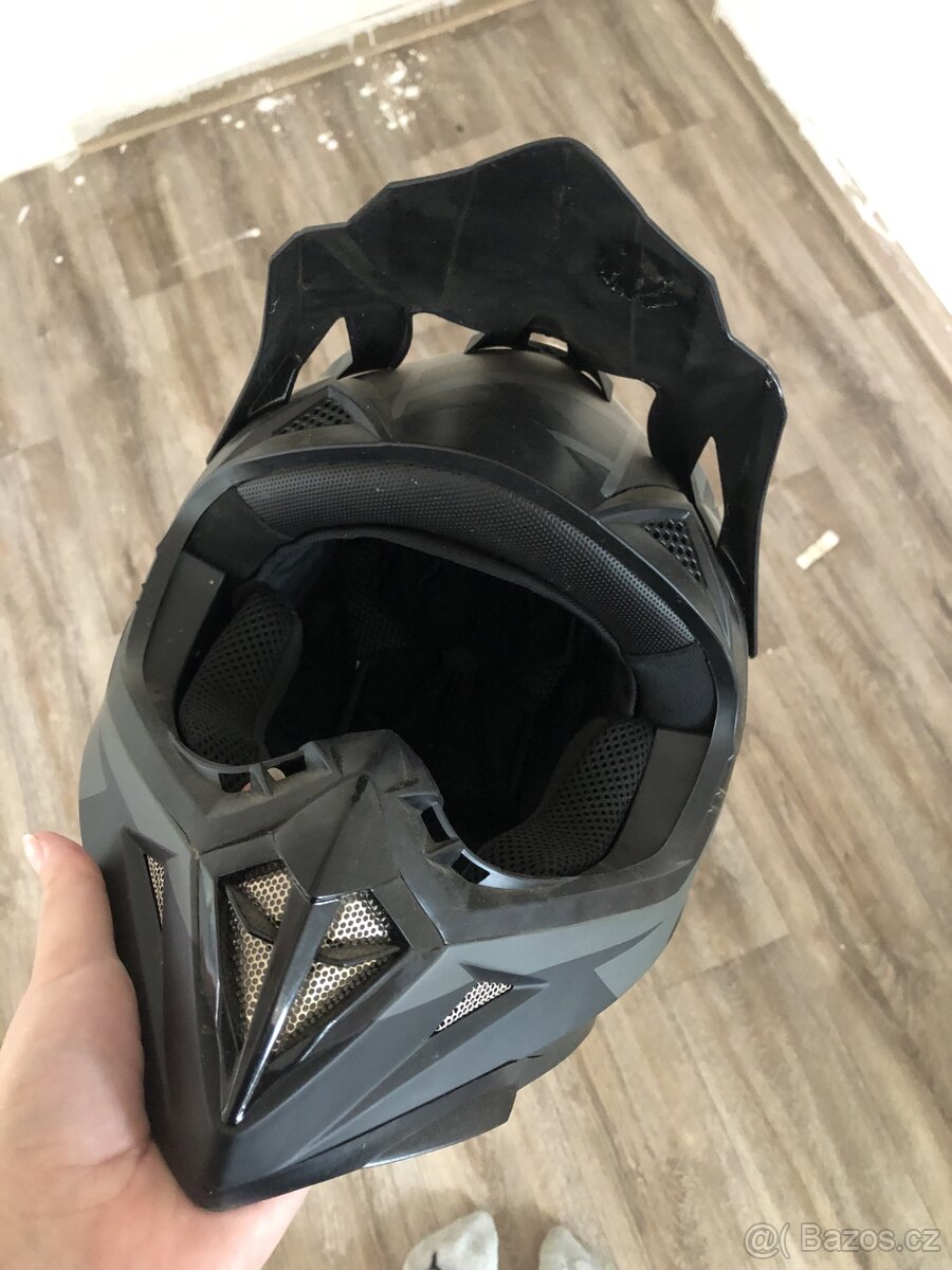 Helma motocross + brýle