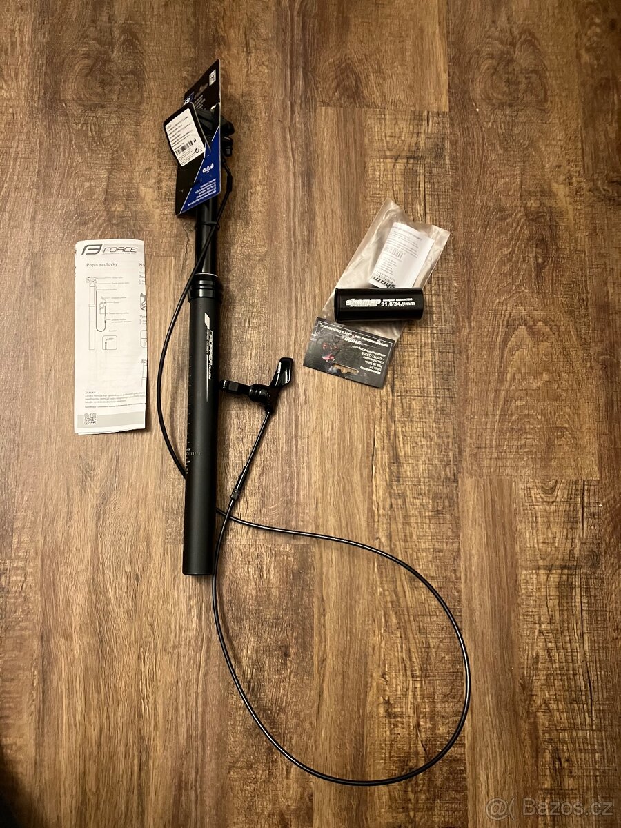 Teleskopická sedlovka Force Dropper 31.6/440mm (125mm zdvih)