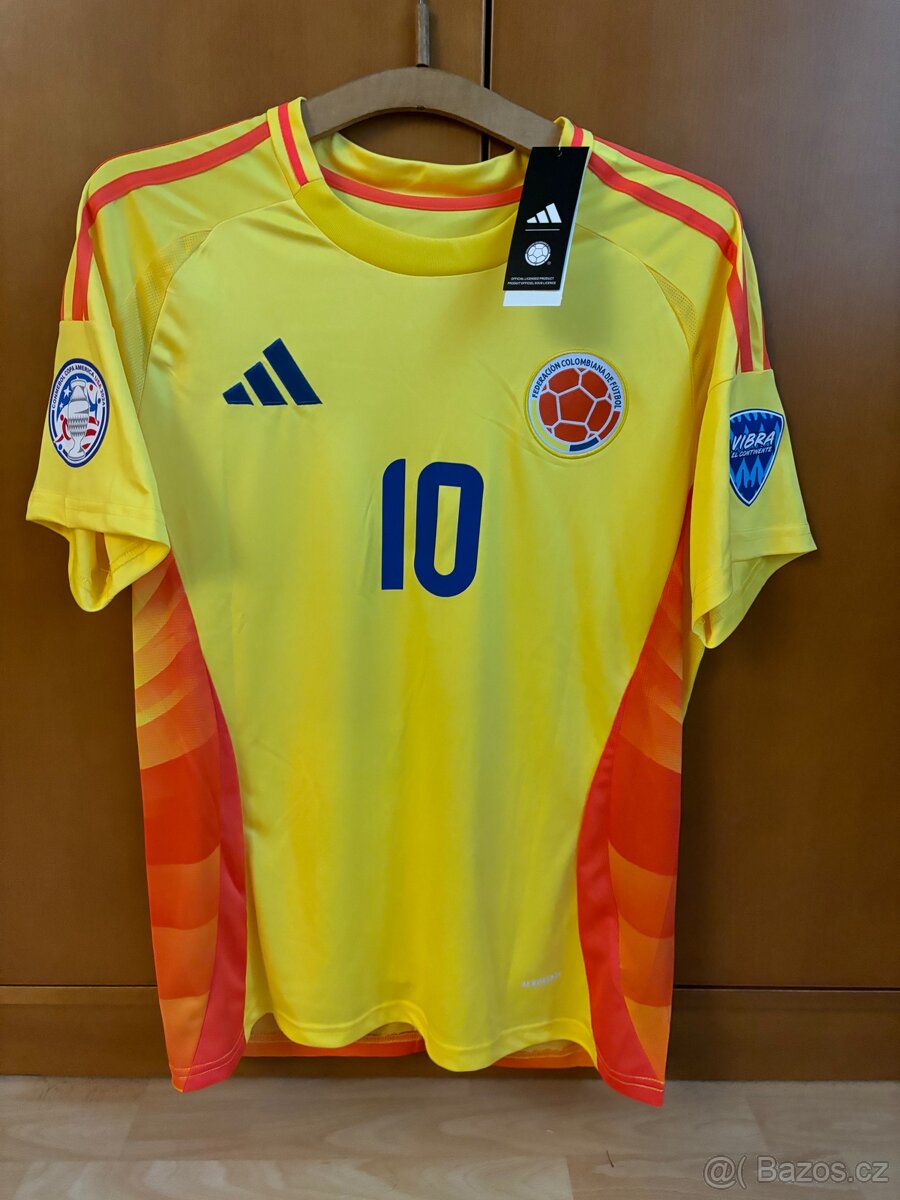 Fotbalový dres Kolumbie 2024 / 25 – James Rodriguez 10.
