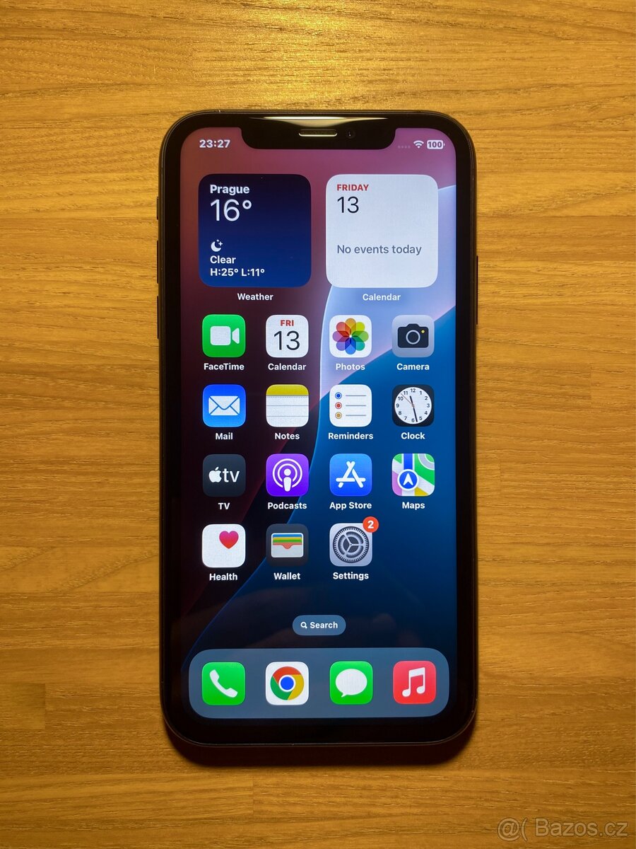 iPhone XR Black 64GB - BATERIE 100% + NOVÝ DISPLEJ