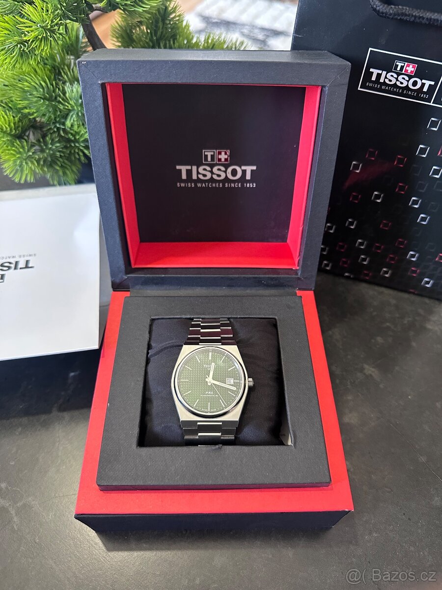 Tissot PRX Powermatic 80 – Zelený ciferník – Jako nové