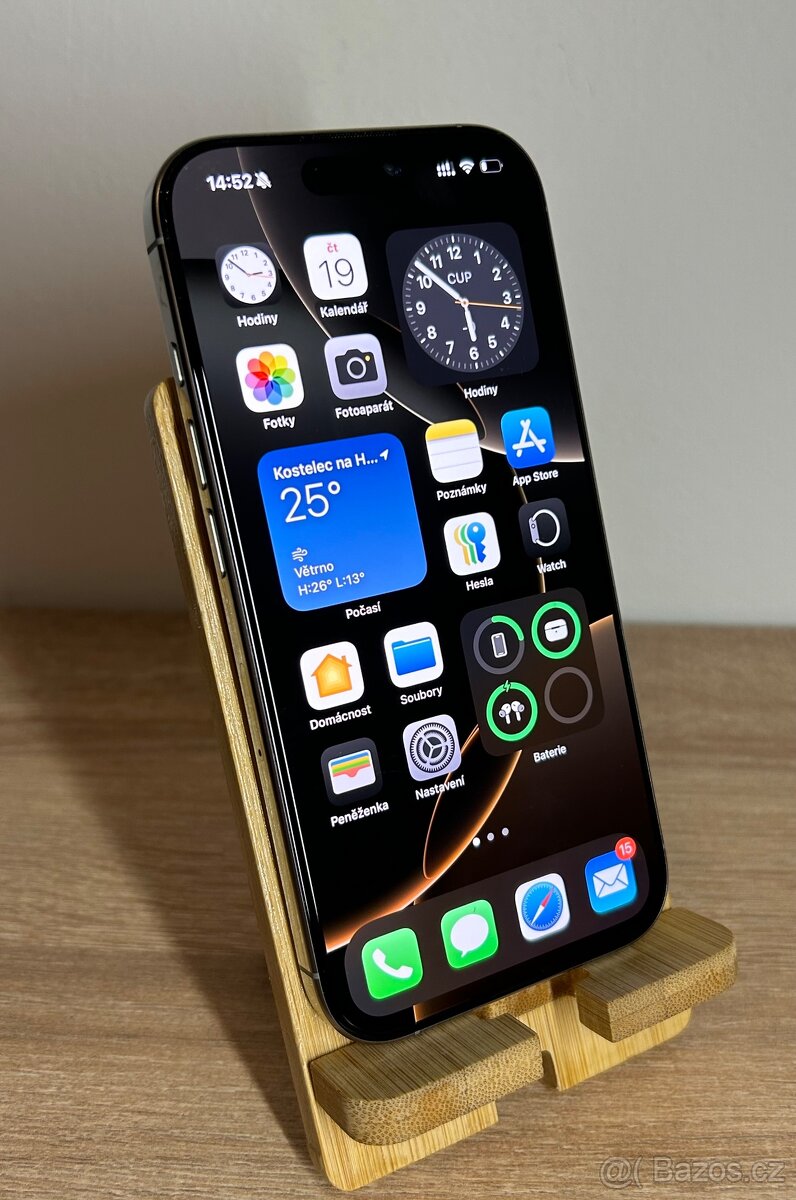 iPhone 16 Pro Max 256 GB – minimálně použitý, 100% stav.