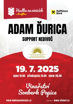 Adam Ďurica - Vinařství Sonberk - Hudba na vinicích 2025