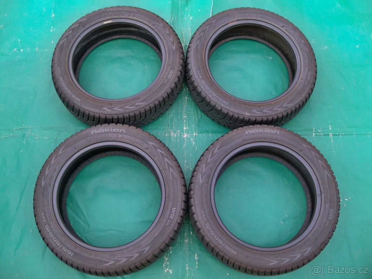 4x 165/60R15 77T zimní pneu Nokian WR D4 7MM: Cena za sadu