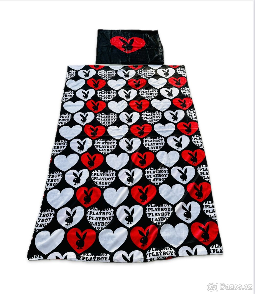 Originální povlečení značky PLAYBOY - 70x90 + 140x200 cm