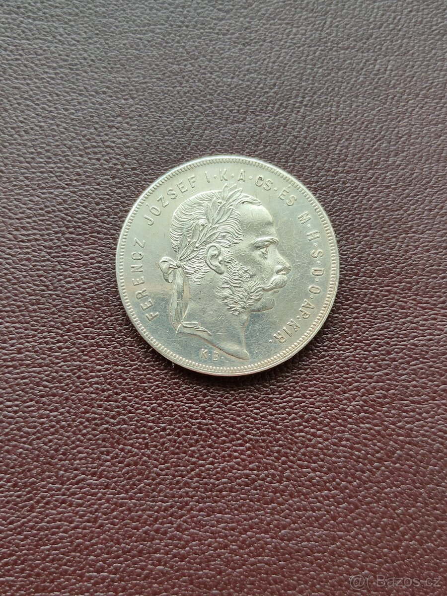 1 zlatník 1870 KB Fran. Josefa I.
