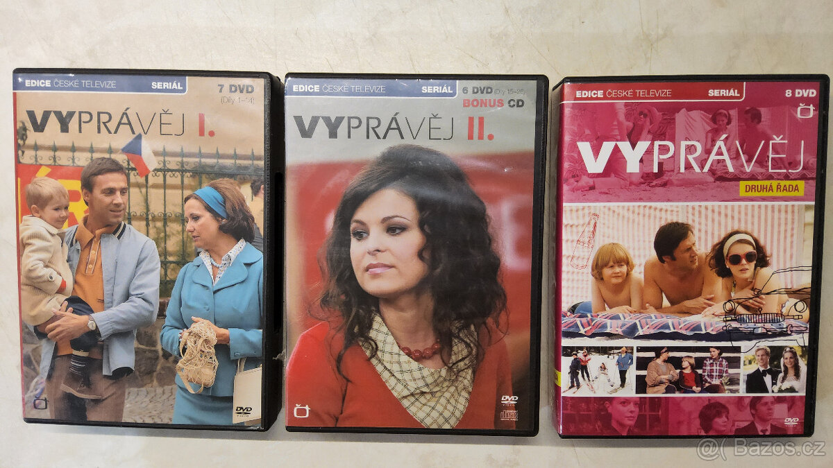 Vyprávěj na DVD - celá I. a II. série
