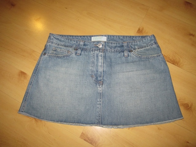 Riflová sukně United Colours of Benetton vel. IT44