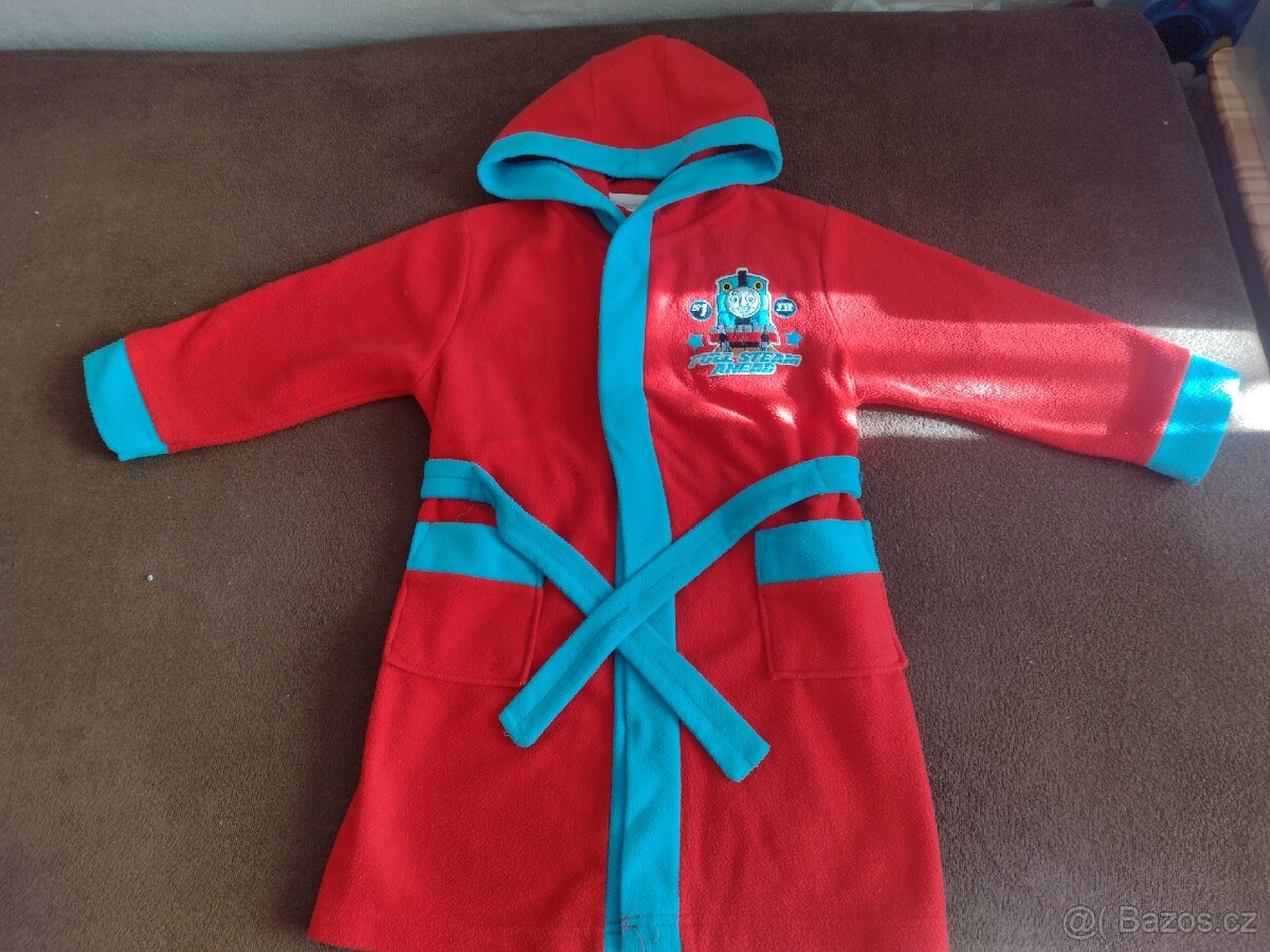 Dětský župan Mašinka Tomáš vel. 104/110