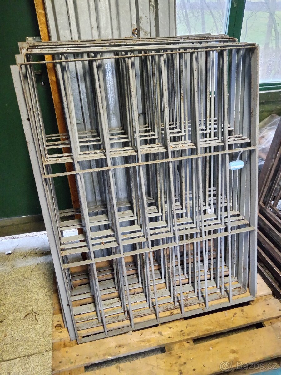 Ocelové okenní mříže 10 kusů
