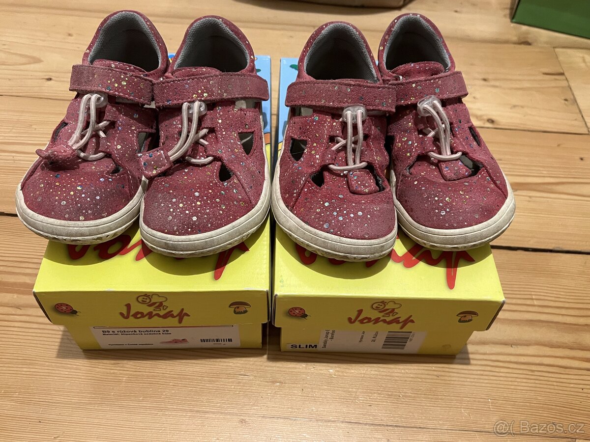 Dětské barefoot sandálky JONAP vel. 29 - 2x