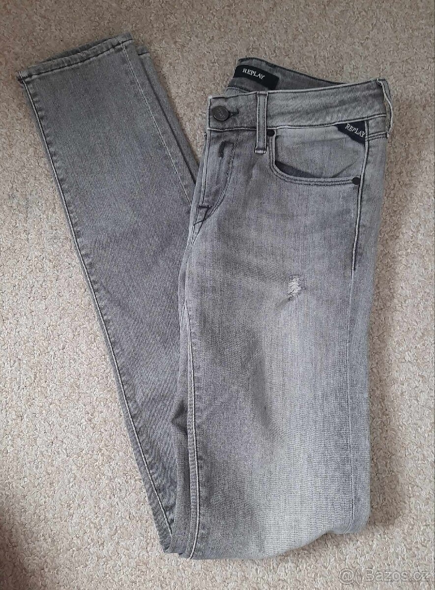 Replay šedé dámské džíny W25 L32