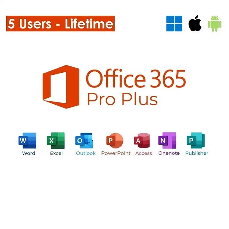 Microsoft Office 365 - doživotní licence (pro 5 PC)