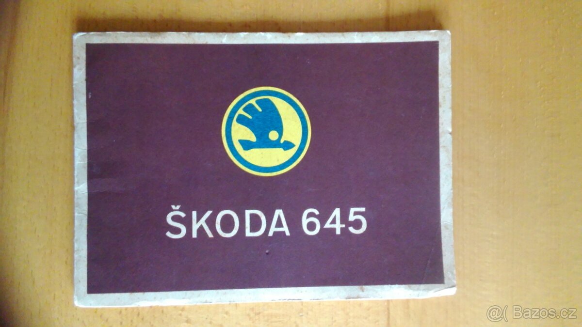 ŠKODA 645  - Technická příručka