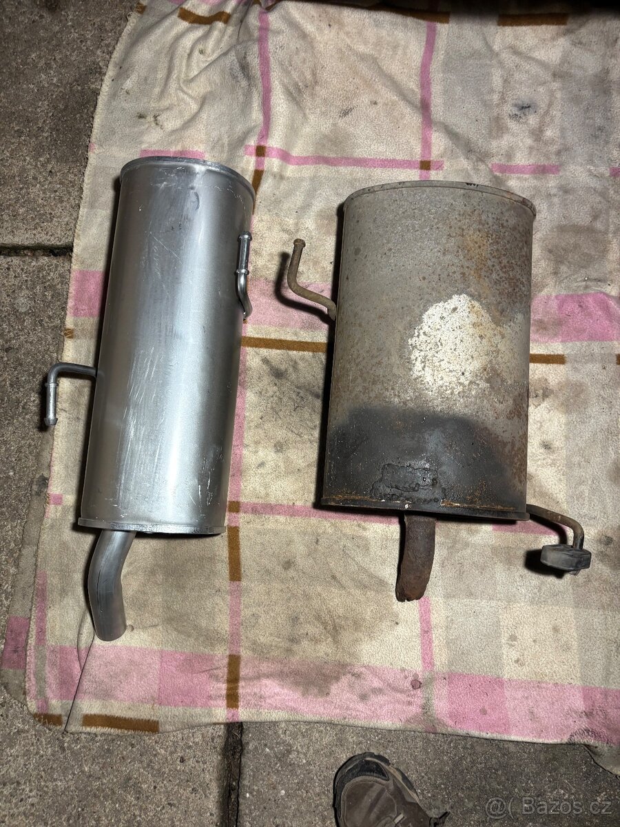 Tlumič výfuku peugeot 206