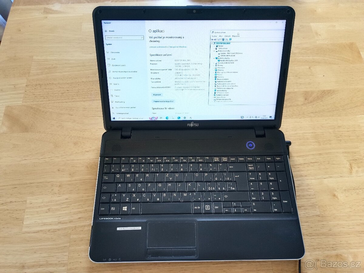 notebook Fujitsu AH512, 15,6" cpu i5, 8GB paměť, 1TB disk
