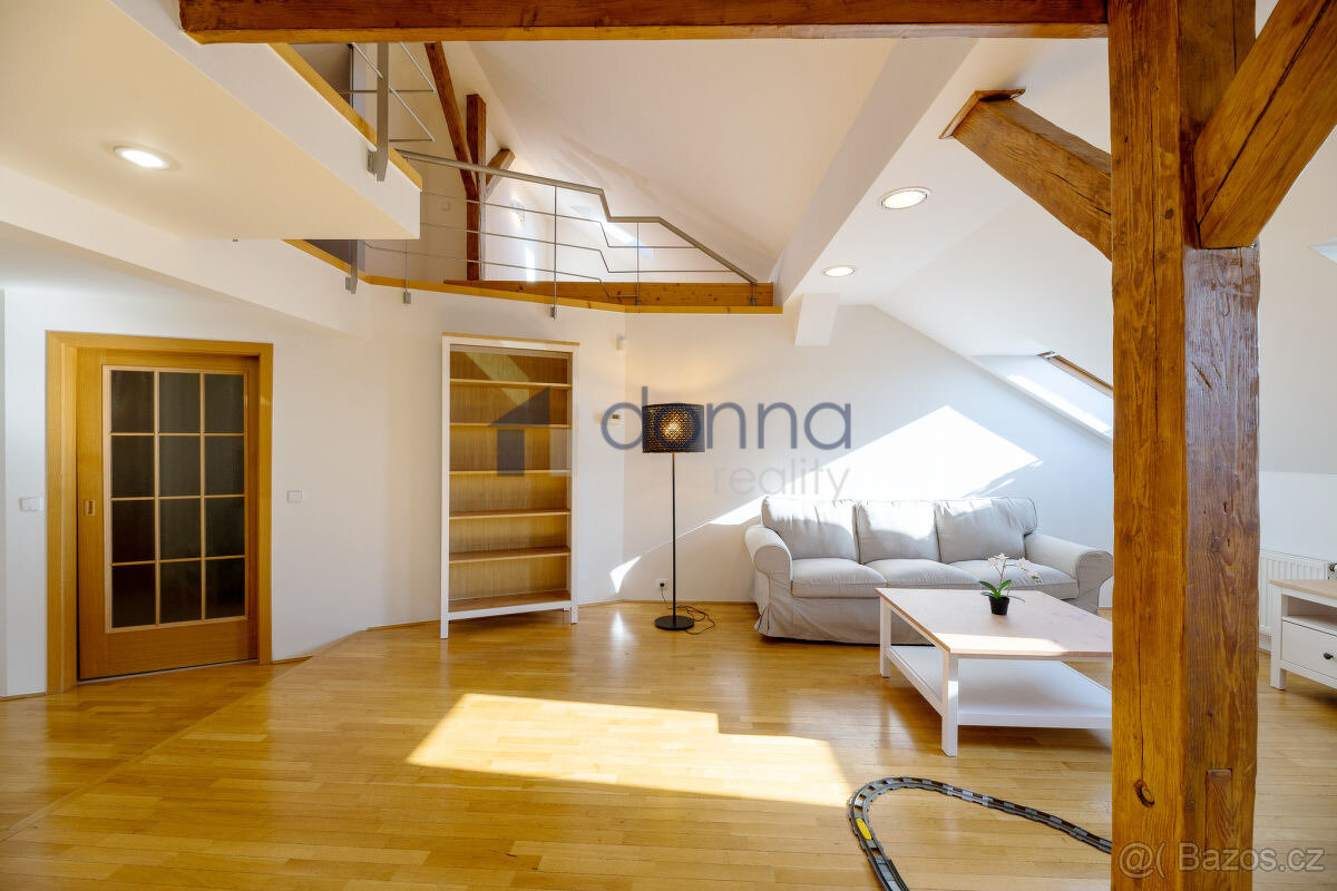 Pronájem mezonetového bytu 3+kk/L, 115m², ul. Petřínská, Pra