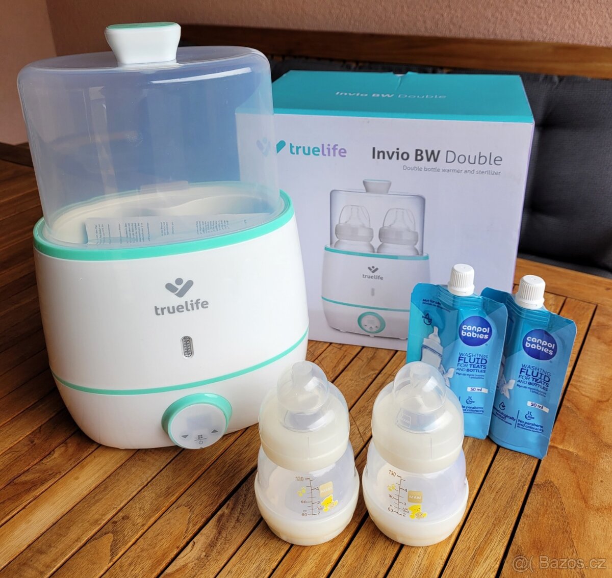 TrueLife sterilizátor/ohřívačka kojeneckých lahví