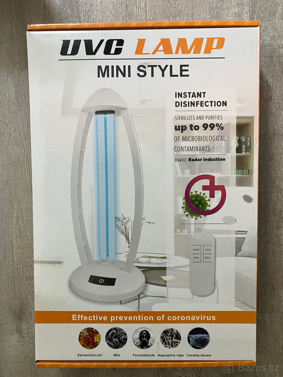 Germicidní lampa UVC Mini Style.
